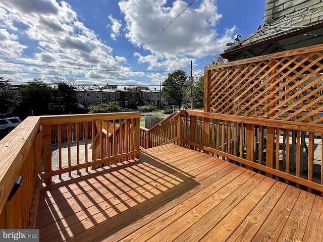 view of deck