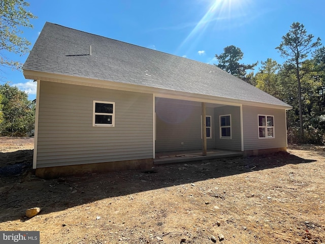 view of back of property