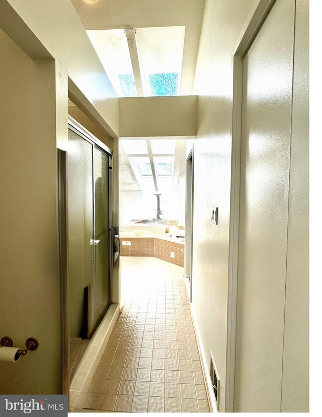 hallway with visible vents