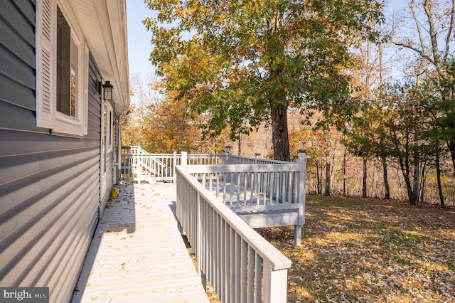 view of deck