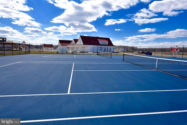 view of sport court