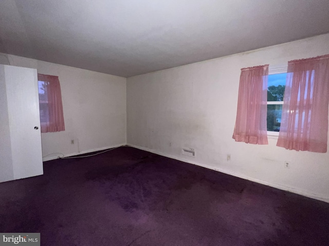 empty room featuring carpet floors