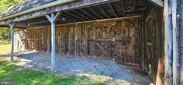 view of outdoor structure