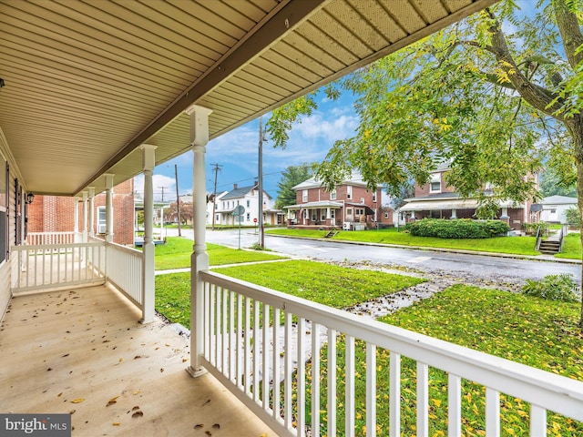 view of patio / terrace featuring a porch