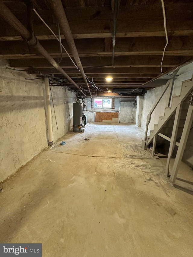 view of basement