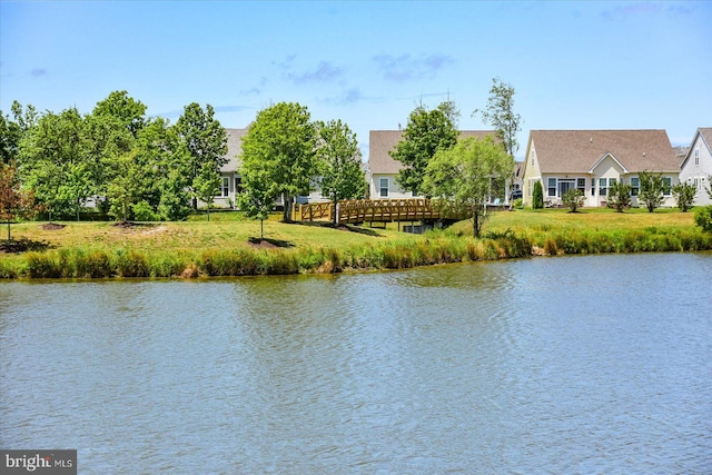 view of water feature