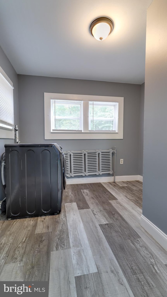 interior space featuring hardwood / wood-style floors