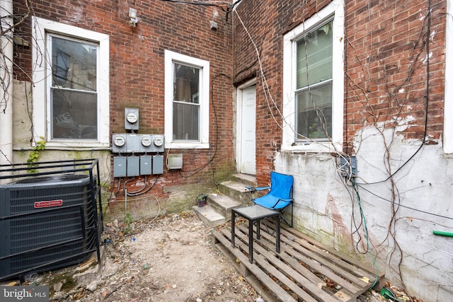 view of patio / terrace featuring cooling unit