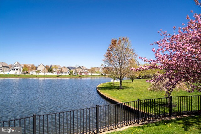 view of water feature