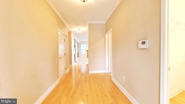 107 Sequoia Dr, Berlin, NJ 08009 - hall with ornamental molding and light wood-style flooring