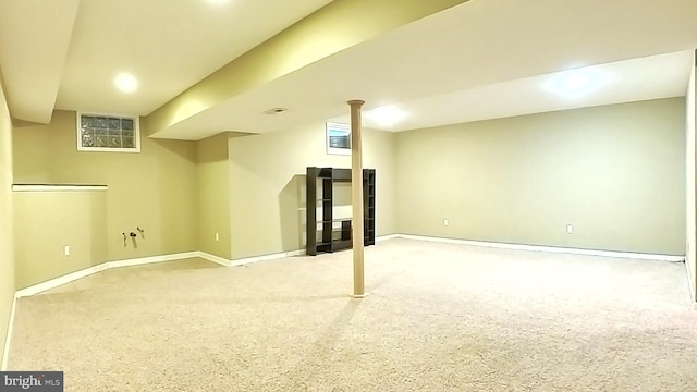 107 Sequoia Dr, Berlin, NJ 08009 - finished basement with baseboards and carpet floors
