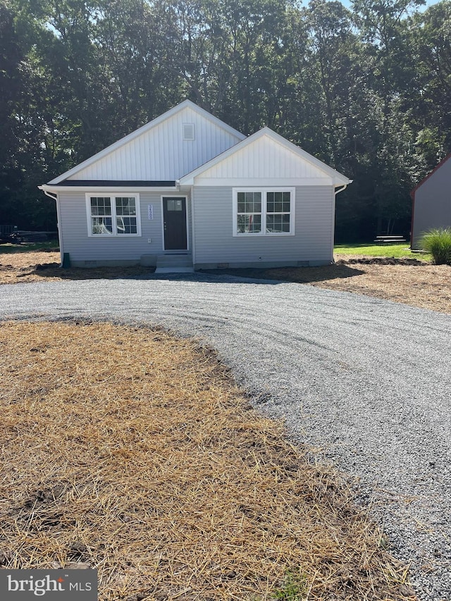 view of front of home