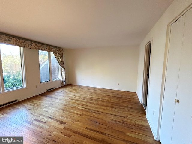 interior space featuring wood-type flooring