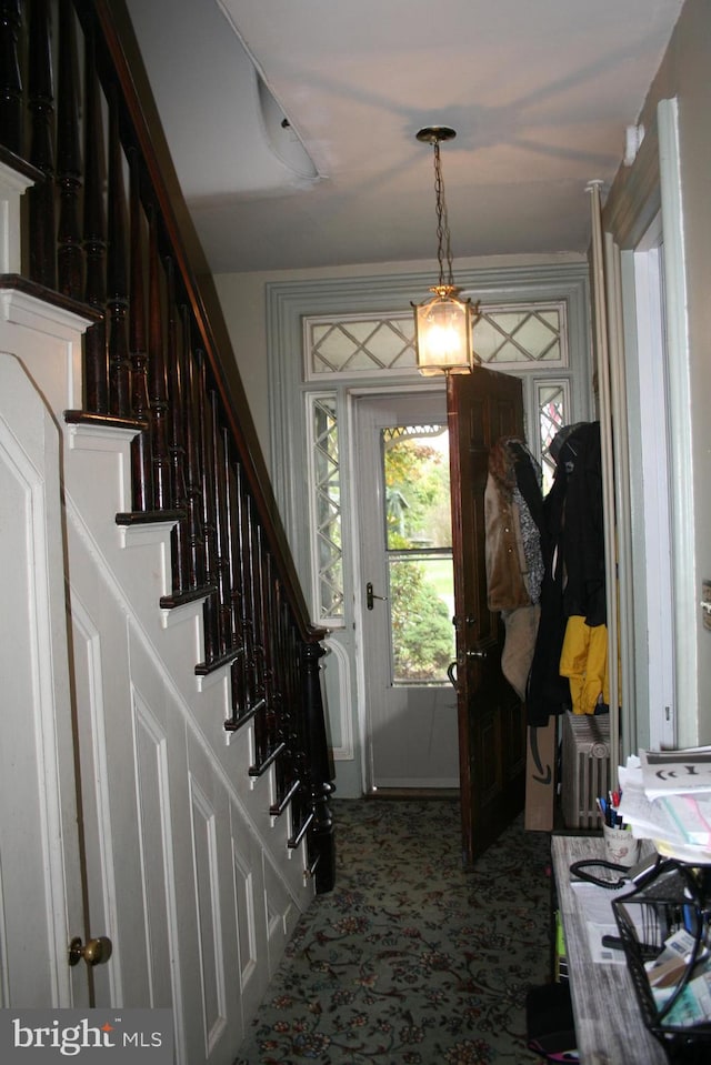 view of entrance foyer