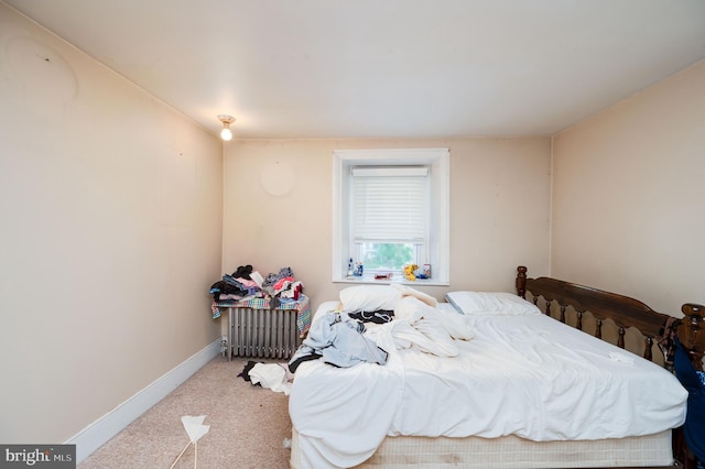 bedroom featuring carpet floors