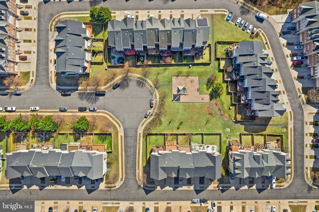 drone / aerial view featuring a residential view