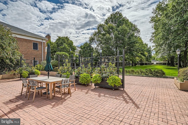 view of patio