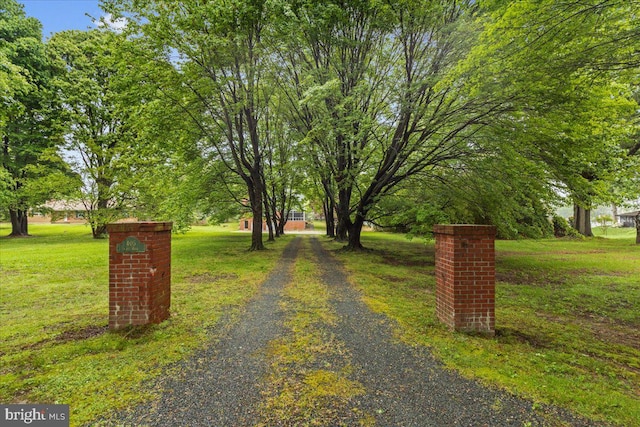 view of road