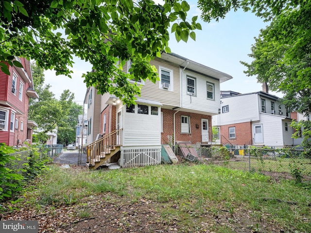 view of rear view of property