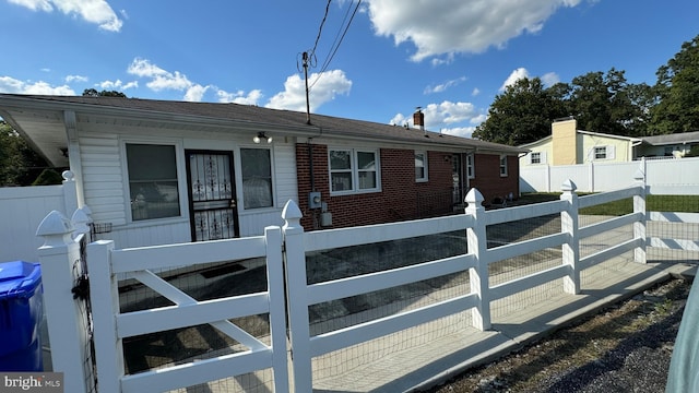 view of front of home