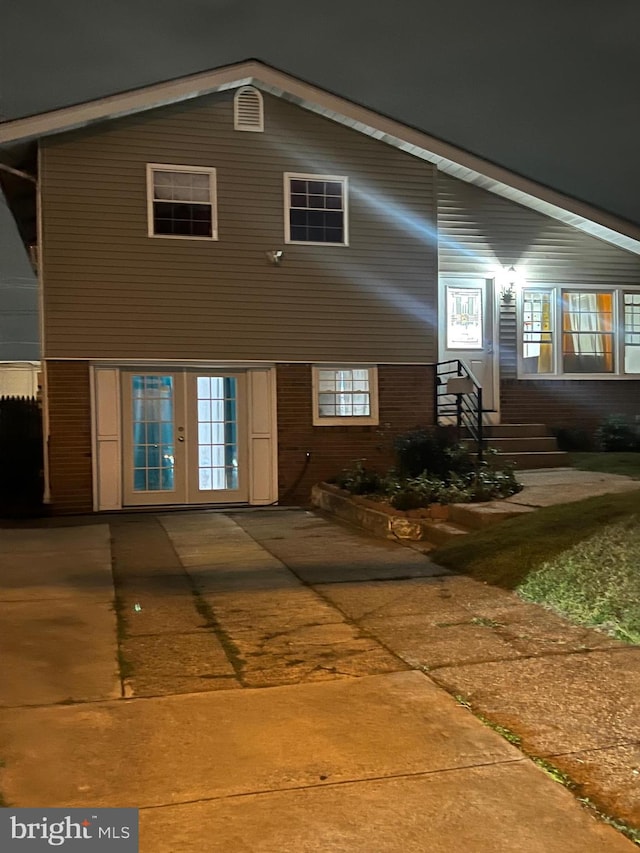 exterior space with a patio area