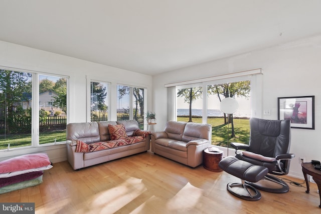 sunroom with a healthy amount of sunlight