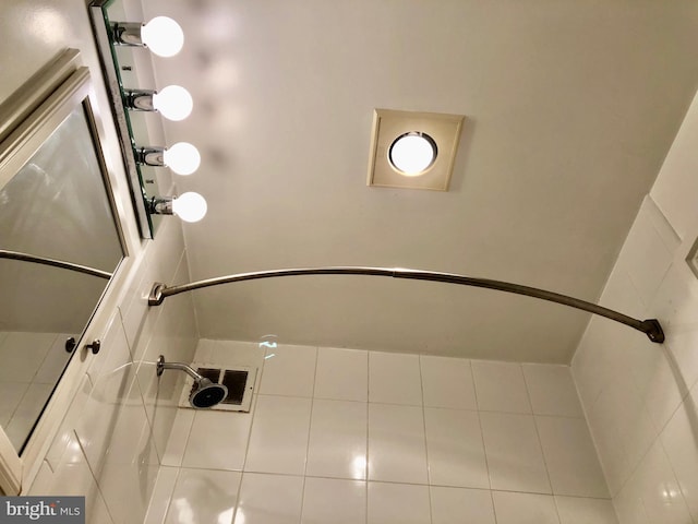 bathroom featuring tile patterned flooring