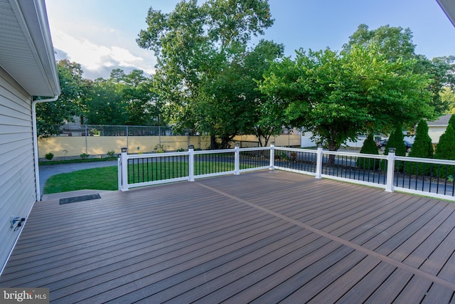 view of deck