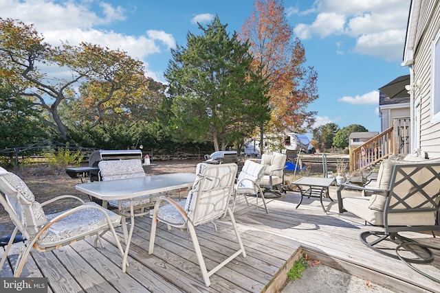 view of deck