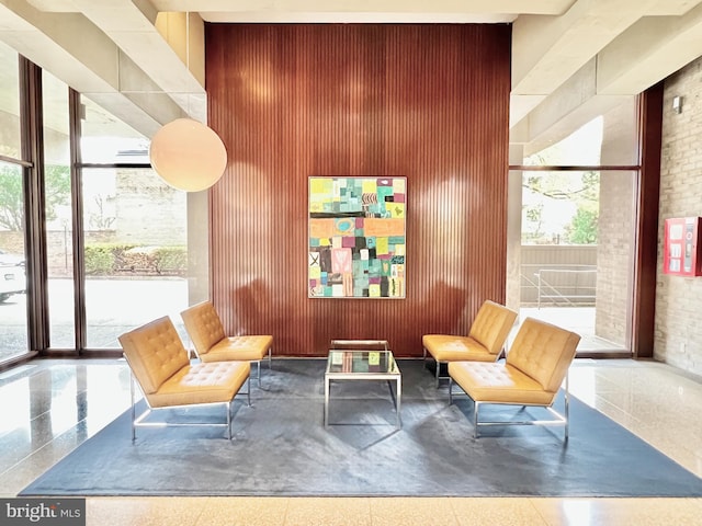 430 M St SW Unit N708, Washington, DC 20024 - lobby featuring wood walls