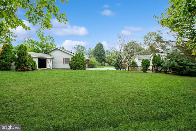 view of yard