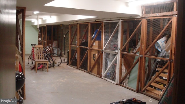 view of storage room