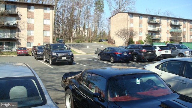 view of vehicle parking