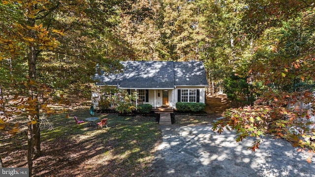 view of front of home