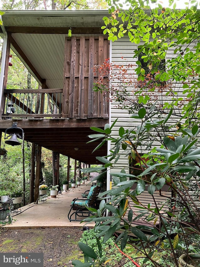 exterior space featuring a patio