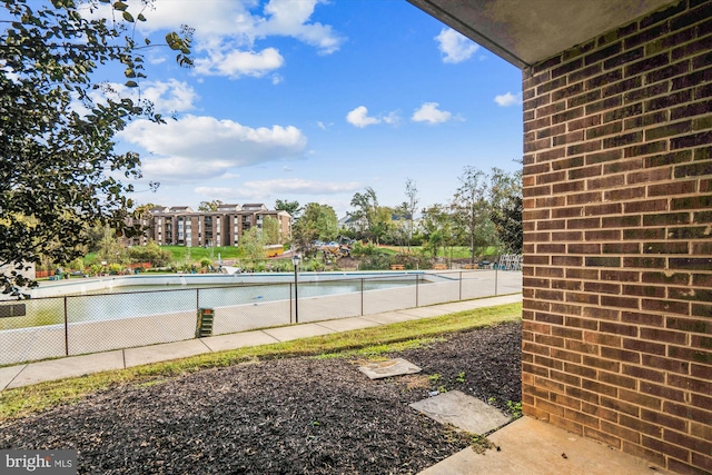 view of pool