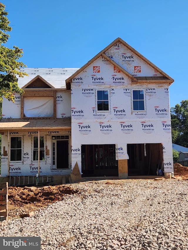 view of property under construction