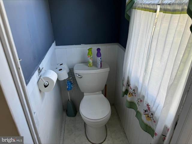 bathroom with toilet