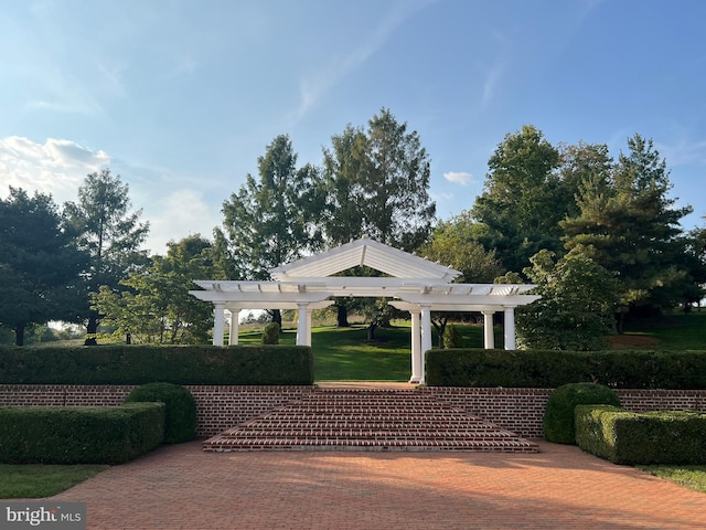 373 Craig Rd, Greencastle, PA 17225 - view of home's community with a yard and a pergola