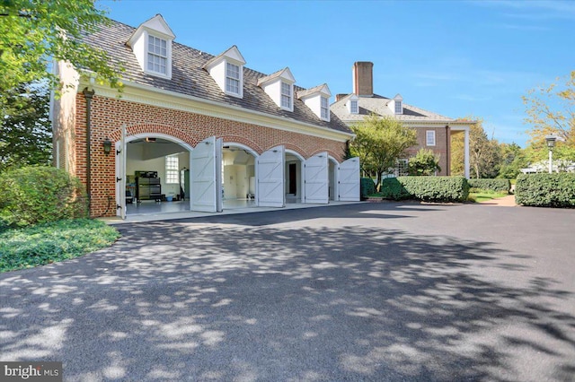 view of cape cod home