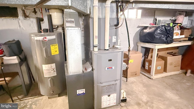 utilities with electric water heater