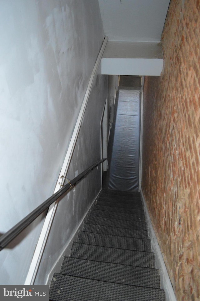 view of staircase