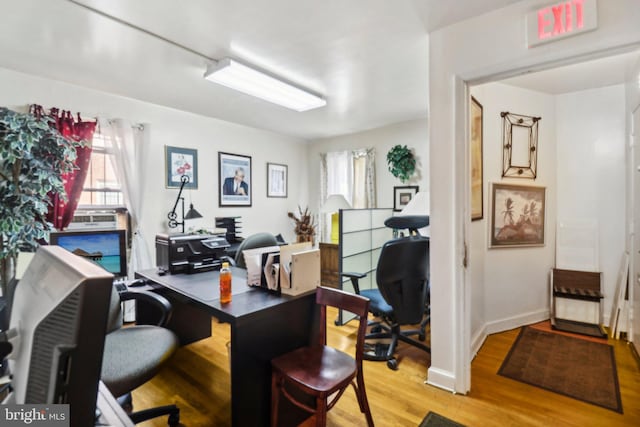 3536 Minnesota Ave SE, Washington, DC 20019 - office area featuring light wood finished floors and plenty of natural light