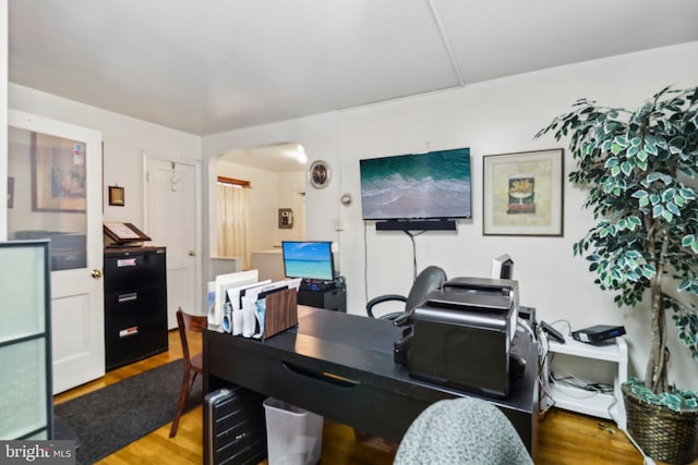 3536 Minnesota Ave SE, Washington, DC 20019 - office space featuring arched walkways and wood finished floors