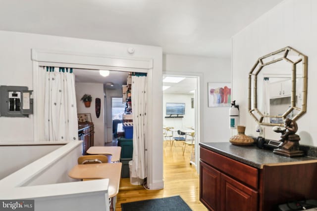 3536 Minnesota Ave SE, Washington, DC 20019 - bathroom featuring wood finished floors and electric panel