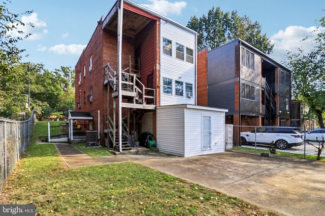 3536 Minnesota Ave SE, Washington, DC 20019 - back of house with stairs