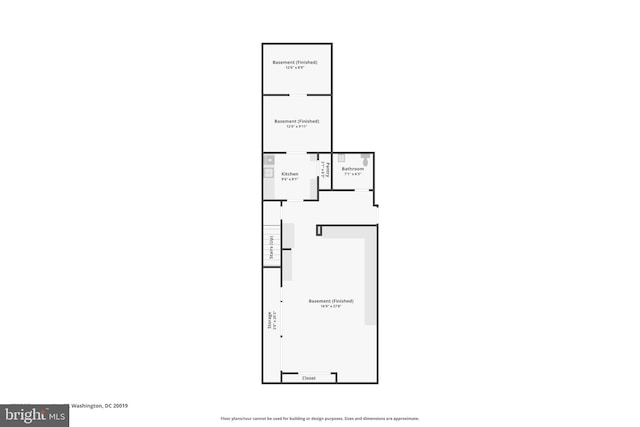3536 Minnesota Ave SE, Washington, DC 20019 - view of floor plan / room layout