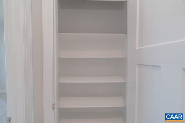 view of closet