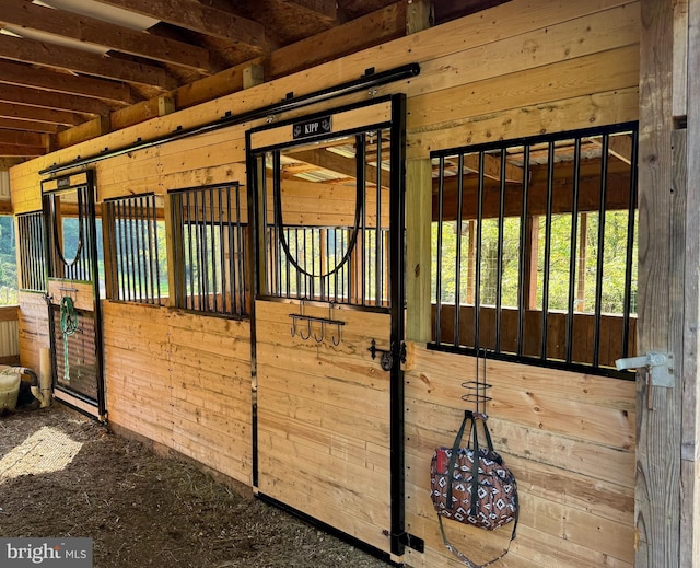 view of stable