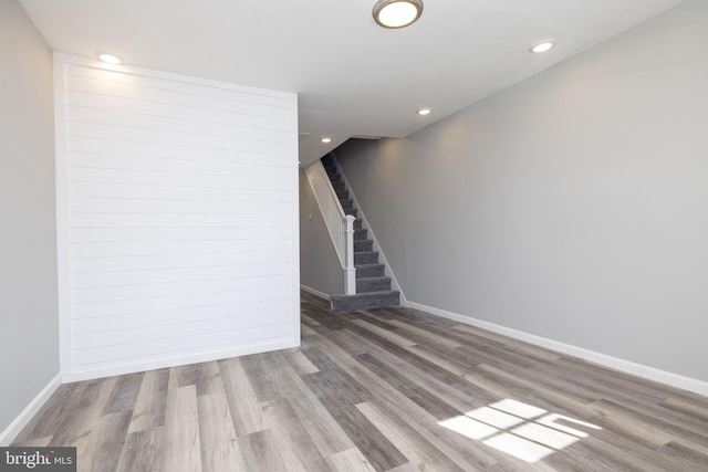 interior space with wood-type flooring